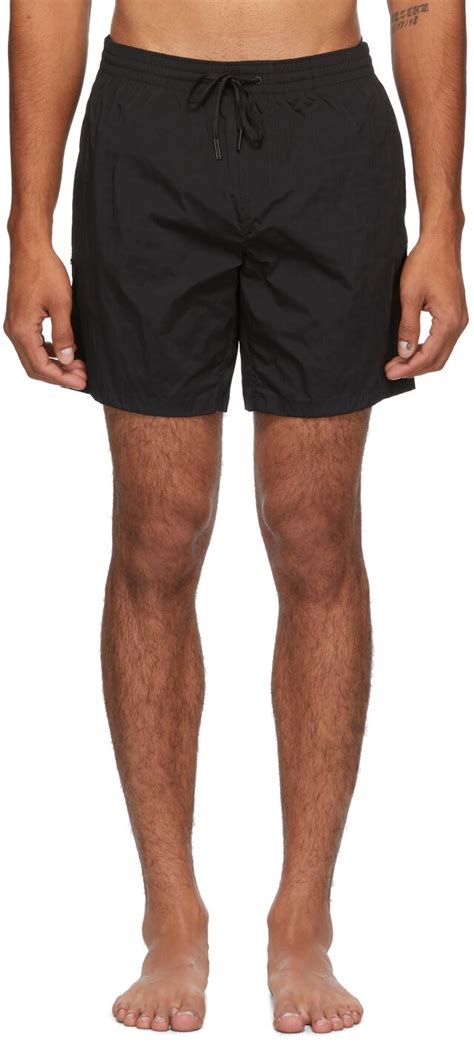 fendi swim shorts black.